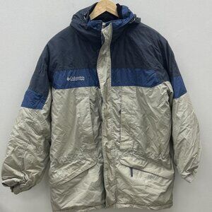 Columbia Sportswear Men's Blue & Tan Coat - Size L